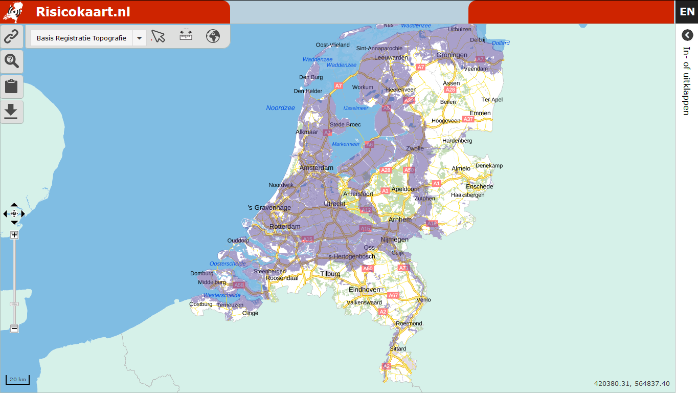 Overstromingskaarten vernieuwd | Biind